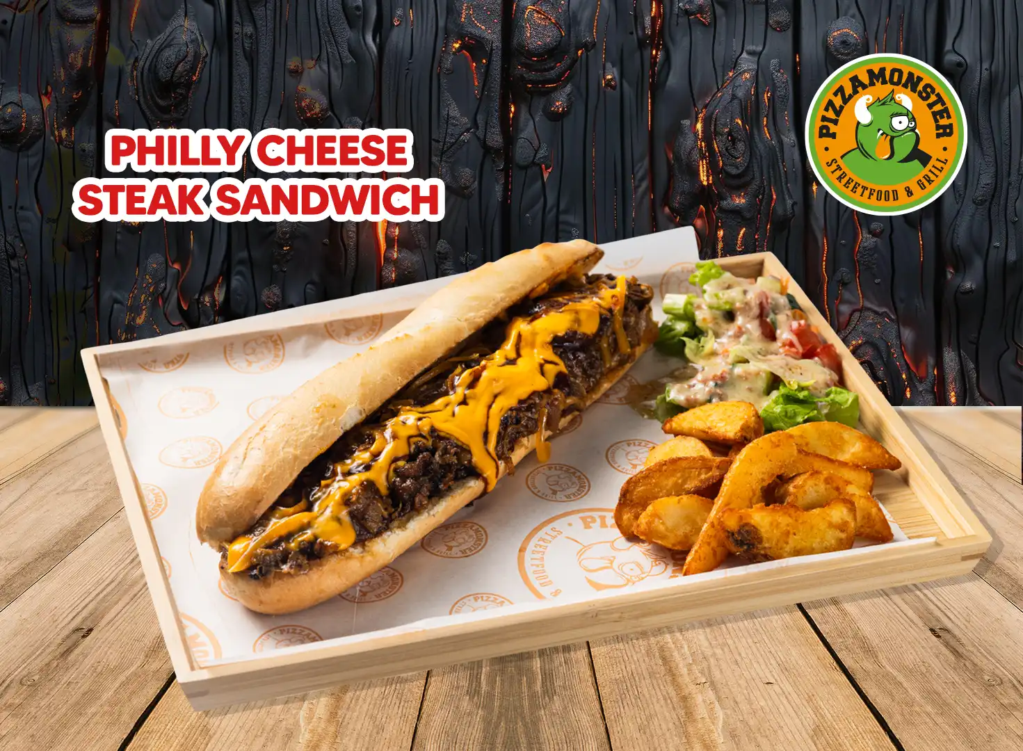 Philly cheesesteak Sandwich Boxx