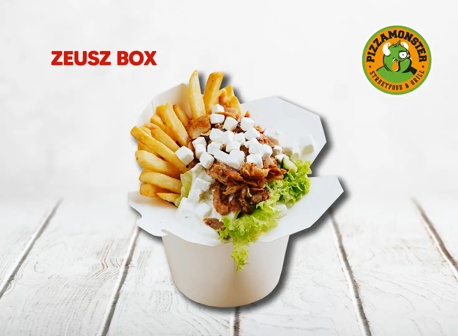 Full boxx reszelt és feta sajttal