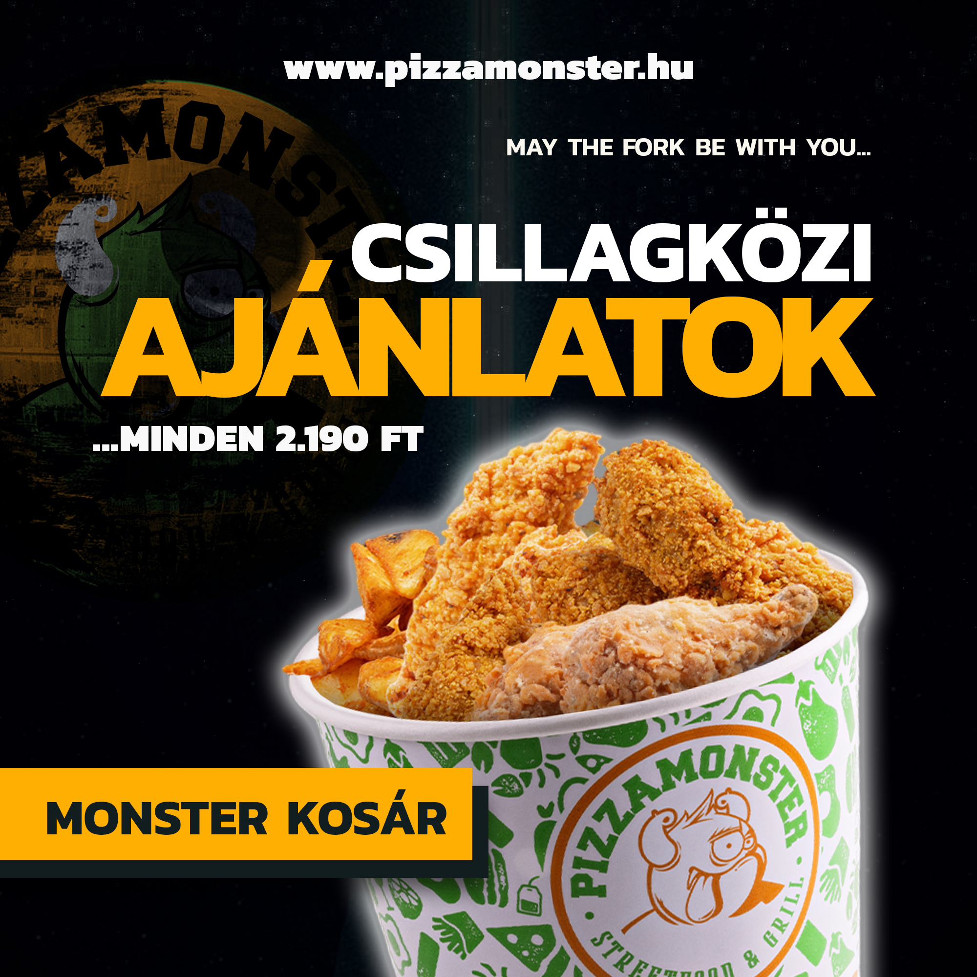 Monster kosár AKCIÓ