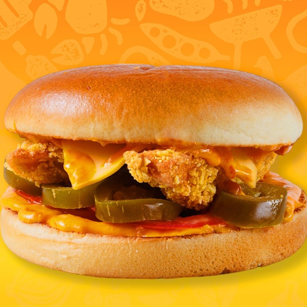 2025 Chili & Crispy Chicken Cheeseburger