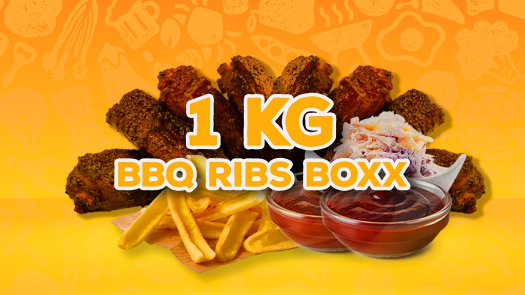 1kg BBQ Ribs Boxx