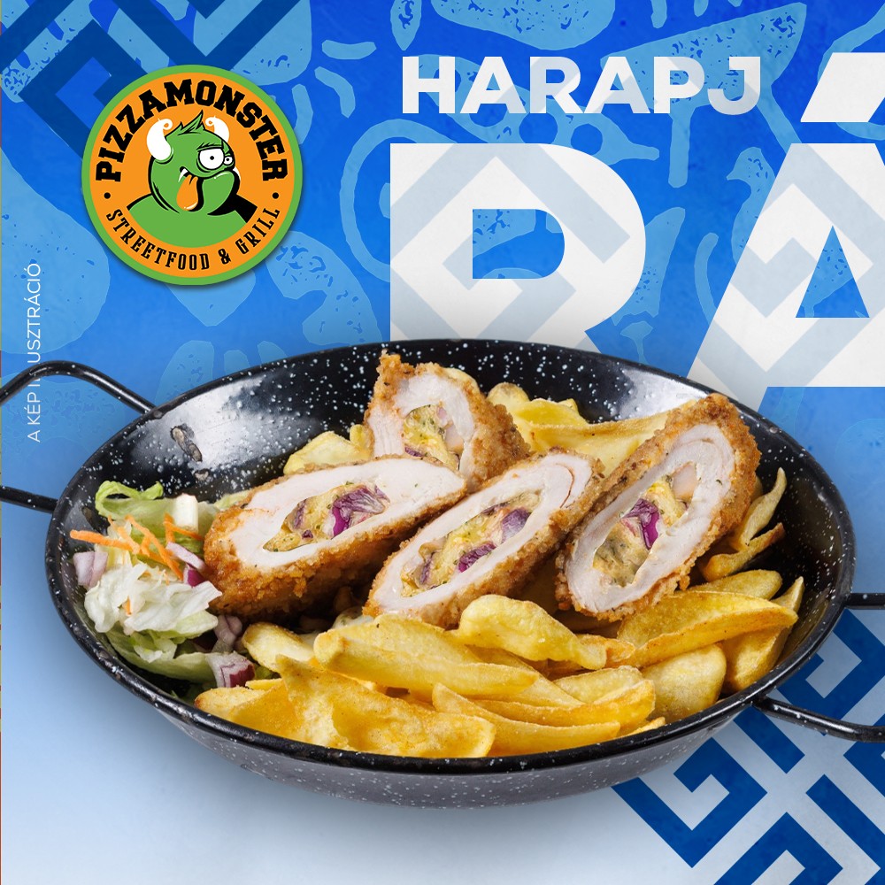 Gyros töltött csirkemell